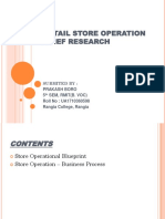 Retail Store Operation Management Briefly Research