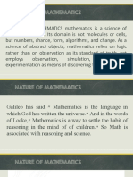 Nature of Mathematics