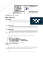 Contingency Plan Template