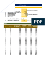 EPF Calculator - by AssetYogi