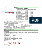 Race Gen 2 Safety Data Sheet Page 1 of 7