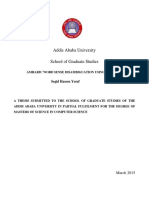 Amharic Word Sense Disambiguation Using PDF