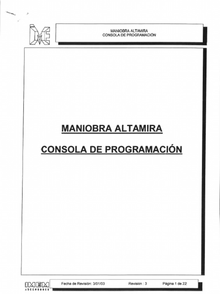 Altamira Consola - Imem | PDF
