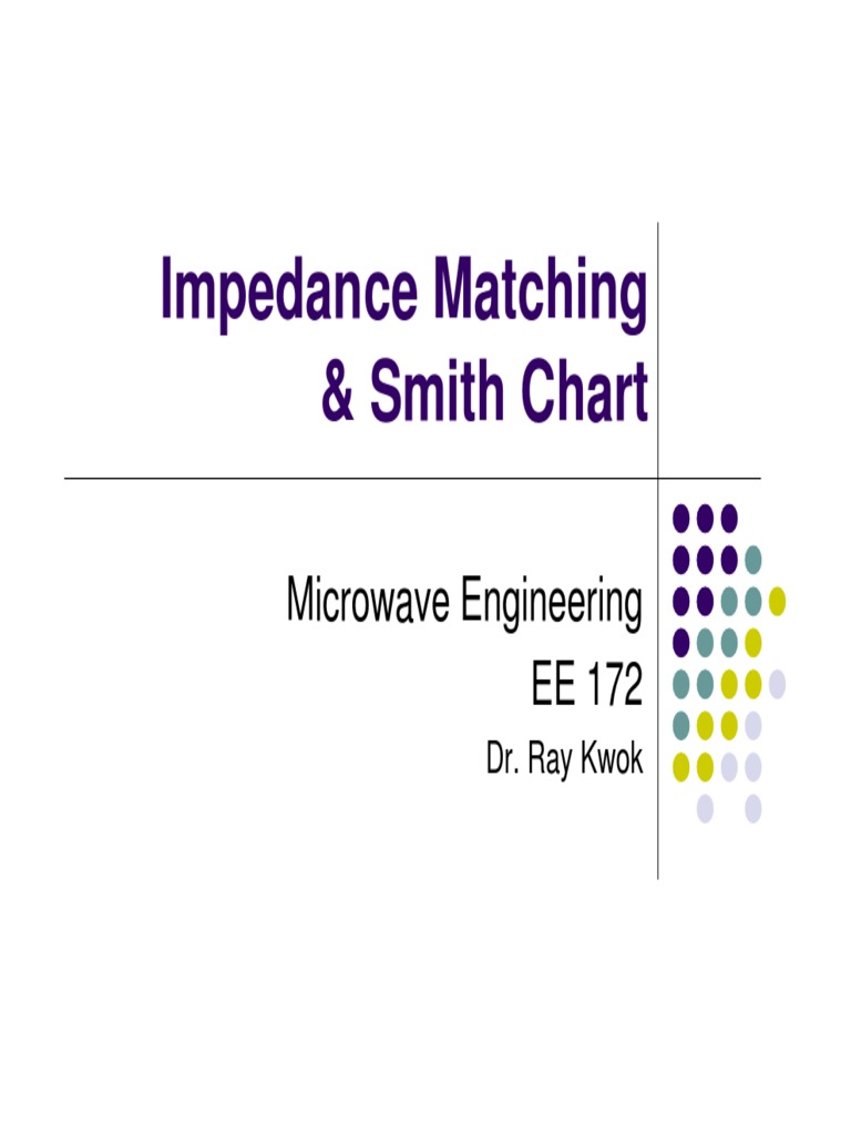 Impedance Matching Techniques in RF | PDF | Transmission Line ...