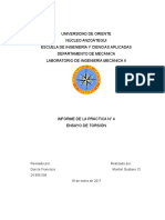 Informe Torsión Lab II