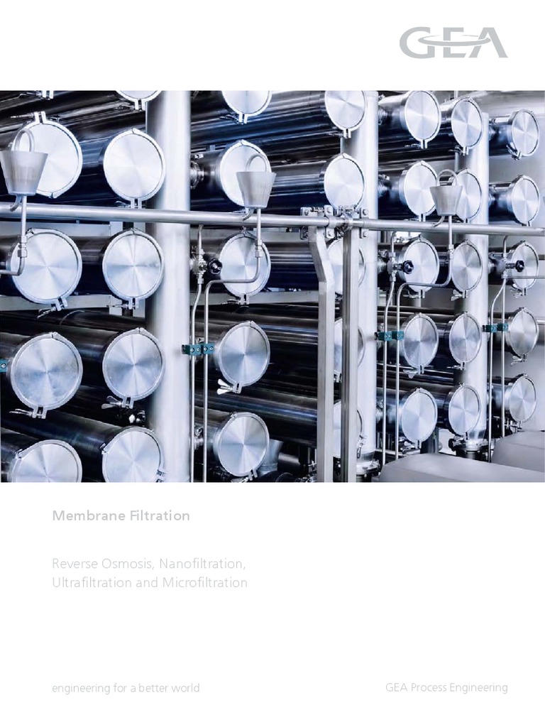 Membrane Filtration Ultrafiltration Nanofiltration Microfiltration