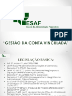 Curso Gestão Da Conta Vinculada - Marinha