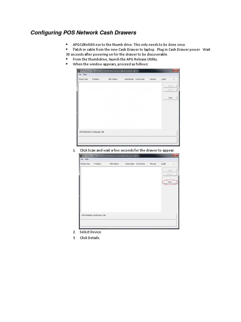 Configuring POS Cash Drawer Network | PDF