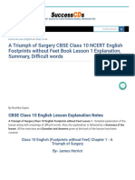WWW Successcds Net Learn English Class 10 A Triumph of Surgery HTML