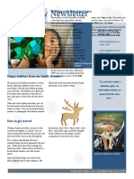 Microsoft Office Christmas Newsletter