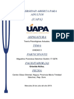 Tarea 3 de Teoria Psicologias Actuales - Miguelina Sanchez