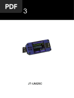 MANUAL DO TESTE DE CARGA USB UM25C