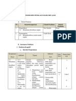 Instrumen Penilaian Hasil Belajar