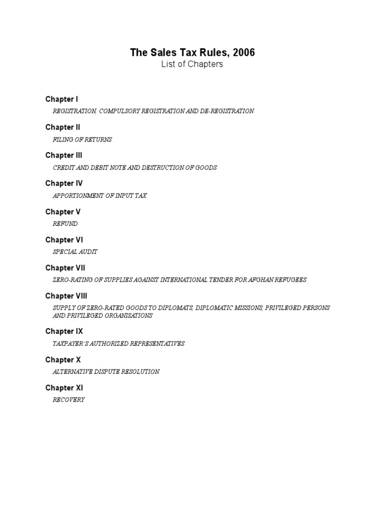 the-sales-tax-rules-2006-list-of-chapters-pdf-tax-refund-invoice