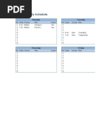 Download Microsoft Office Weekly Schedule by MicrosoftTemplates SN42083595 doc pdf