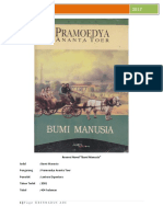 Resensi Novel Bumi Manusia