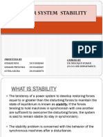 Power System Stability: Presented By: Guided by