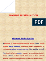 Moment Redistribution