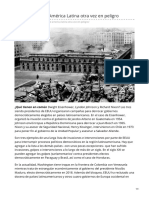 La Soberanía de América Latina Otra Vez en Peligro