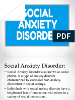 Social Anxiety