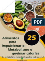 25 Alimentos para Impulsionar o Metabolismo e Queimar Calorias