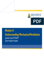 Understanding Mechanical Ventilation: Jennifer Zanni, PT, DSCPT Johns Hopkins Hospital