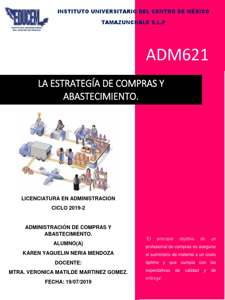 Estrategias de Compras y Abastecimiento | PDF | Presupuesto | Calidad ...