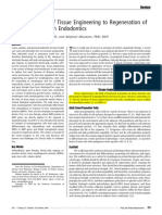 The Application of Tissue Engineering To Regeneration of Pulp and Dentin in Endodontics