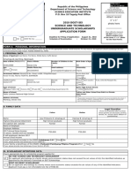 2019 Dost-Sei Science and Technology Undergraduate Scholarships Application Form