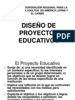 Diseño de Proyectos Educativos