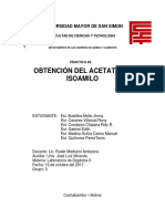 Obtención Del Acetato de Isoamilo