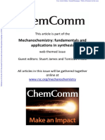 Mechanochemistry: Fundamentals and Applications in Synthesis