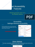 Ipad Accessibility Features