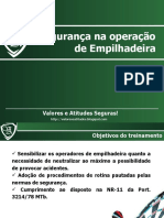 Segurança Na Operação de Empilhadeira