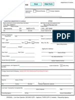 Request For Live Scan Service: Print Clear Form