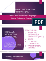 MIL - Lesson 6 - Media and Information Languages
