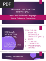 MIL - Lesson 6 - Media and Information Languages