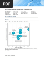 IDC FutureScape Worldwide Cloud 2019 Top Predictions Whitepaper