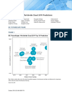 IDC FutureScape Worldwide Cloud 2019 Top Predictions Whitepaper
