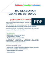 Cómo Elaborar Guías de Estudio