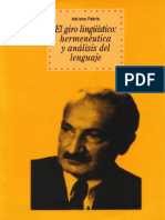 El giro lingüístico: análisis del lenguaje