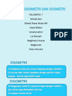 Kelompok 7 Titrasi Iodometri Dan Iodimetri