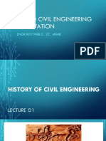 Cie110 Civil Engineering Orientation: Engr Roy Pablo, Ce, Msme