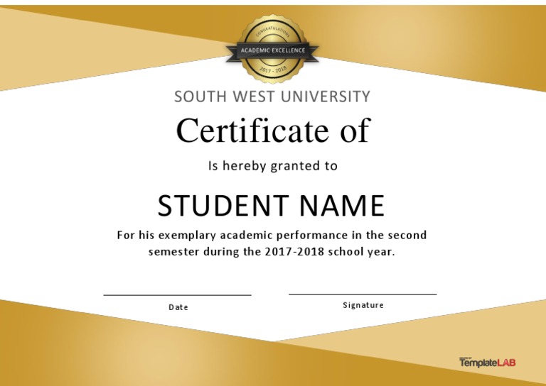 Certificate Student3 | PDF