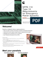 Nfpa 110 Type 10 Requirements For Emergency Power Systems: Powerhour