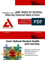 Diabetes Care Tasks at School:: What Key Personnel Need To Know