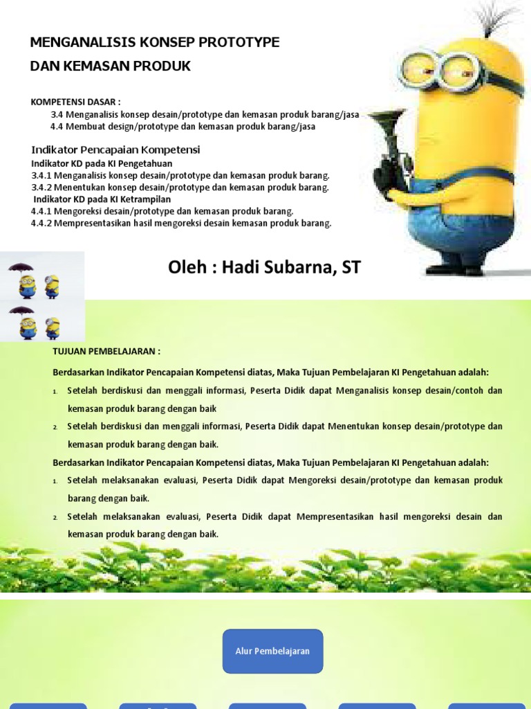 6 Media Pembelajaran Rpp Menganalisis Konsep Desain Prototype Kemasan Produk Barang Pptx