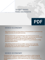 Mixed Economy Report