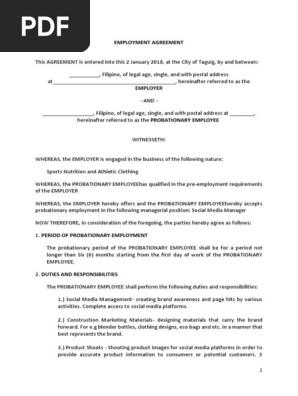 Employment Agreement