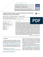 Gradient Damage Models Coupled With Plasticity